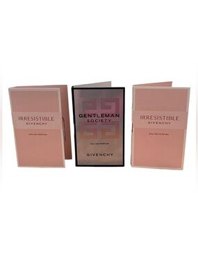 His & Hers Irresistible  & Gentleman Society Perfume Sample Sprays-NEW